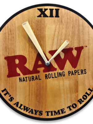 RAW Wooden Wall Clock 30 cm