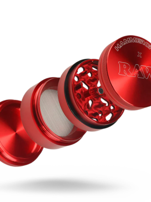 RAW X Hammercraft 60mm Grinder 4pc Red